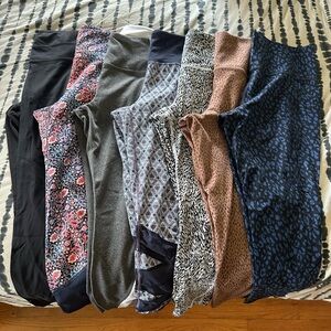 Pack of 7 Athleta Leggings